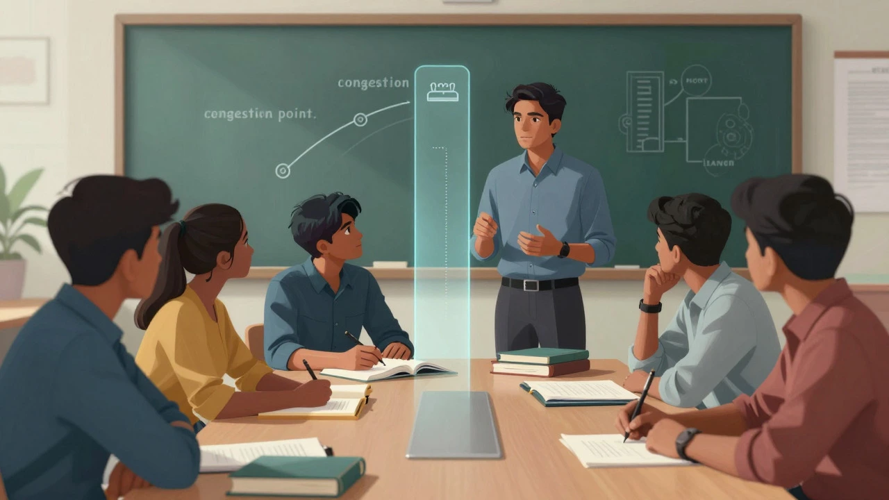 Students debating in a classroom illustrating non-rivalrous learning