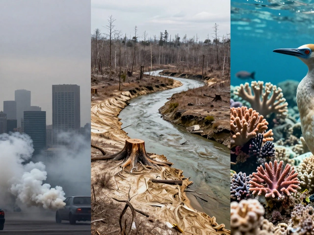 The Three Groups of Environmental Problems: Pollution, Resource Depletion, and Biodiversity Loss