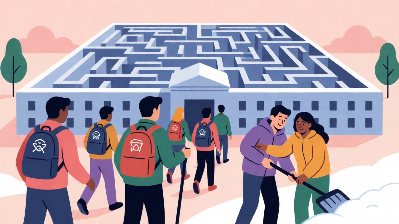People avoiding bureaucratic volunteering in favor of quiet informal help.